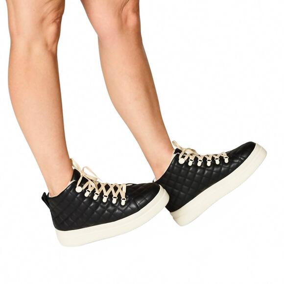 NEW J/SLIDES women\'s nico sneaker in black